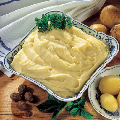 Kartoffelmos med mælk, Instant