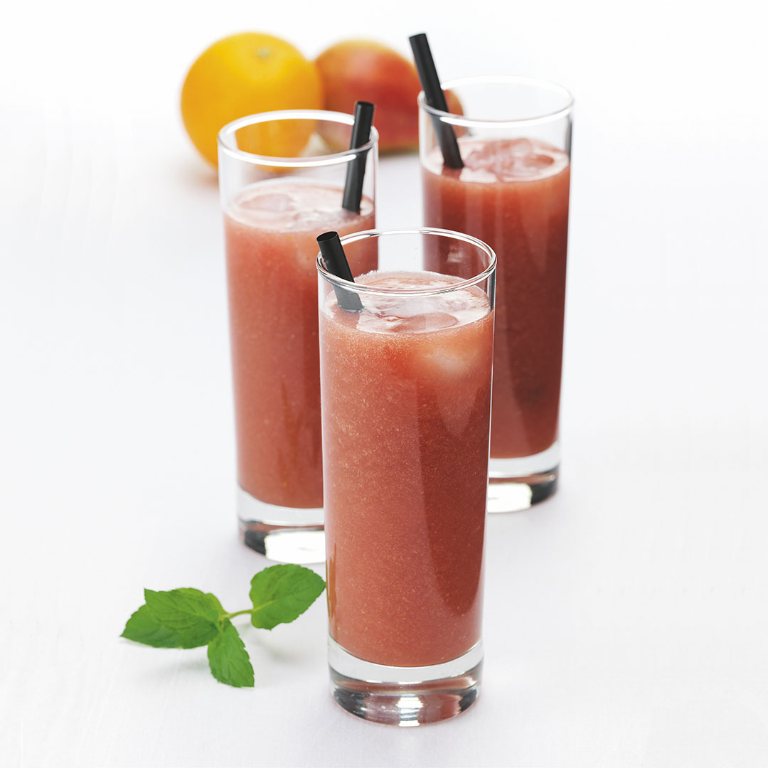 Smoothie med hindbær & solbær